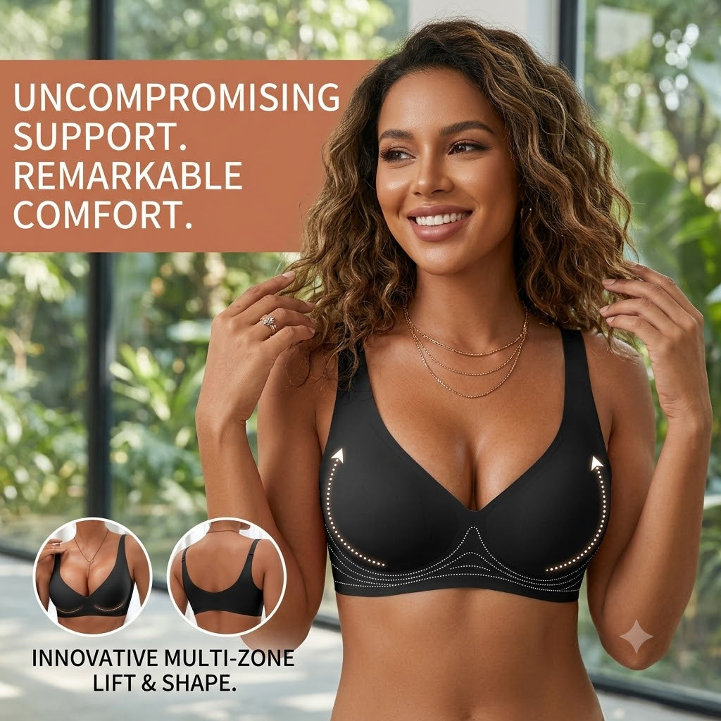 Women'S Wire-Free Seamless Leopard Print Bra Soft Support Full Cup Thin Mold Bra Beautiful and Breathable Supportive plus up Bra